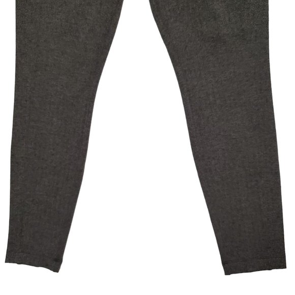 Athleta Sz Sm (Unstretched Meas 26x25 11") Delancey Herringbone Gray Tights A17 - Picture 4 of 11